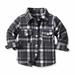 ChoiceGaecuw Toddler Shackets Jackets Toddler Girl Coats Winter Kids Toddler Flannel Shirt Jacket Plaid Long Sleeve Cardigans Baby Fall Shirt Tops Outwear Fall Winter Clothes