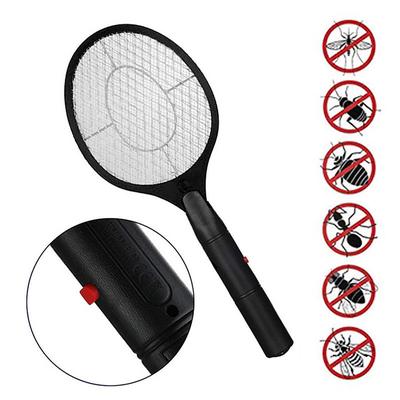 Electric Mosquito Racket Killer Electric Fly Swatter Fryer Flies Cordless Battery Power Bug Zapper Insects Racket Kills Home Bug