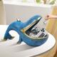 Whimsical Whale Statue Candy Dish - Unique Home Decor for Entryway Tables, Key Bowls, or as a Big Mouth Container for Storage