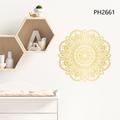 Mandala Gold Totem Sticker Large Bohemian Lotus Wall Decoration Can Be Removed Mandala Wall Sticker Headboard Home Background Wall Sticker