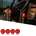 Wireless Magnetic Car Opening Door Warning Light LED Strobe Flashing Anti Rear-end Collinsion Indicator Lights Signal Lamp 1pcs