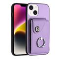 Phone Case For iPhone 15 Pro Max iPhone 14 13 12 11 Pro Max Mini SE X XR XS Max 8 7 Plus Back Cover Ring Holder Magnetic Card Slot Retro TPU PU Leather
