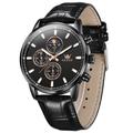 New Olevs Brand Men'S Watch Luminous Chronograph Moon Phase Display Multifunction Quartz Watch New Trend Leisure Waterproof Men'S Wristwatch