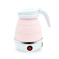 Foldable Portable Kettle Travel Kettle - Upgraded Food Grade Silicone 5 Minute Heater Quick Folding Electric Kettle 600ML