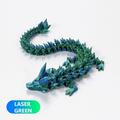 3D Printed Crystal Dragon Gem Dragon 3D Articulated Dragon Toys Rotatable and Dragon Chinese Flexible Realistic Ornament