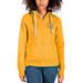 Women's Antigua Gold Albany State Golden Rams Victory Full-Zip Hoodie