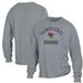 Men's ComfortWash Gray Illinois State Redbirds Arch Logo Garment Dyed Long Sleeve T-Shirt