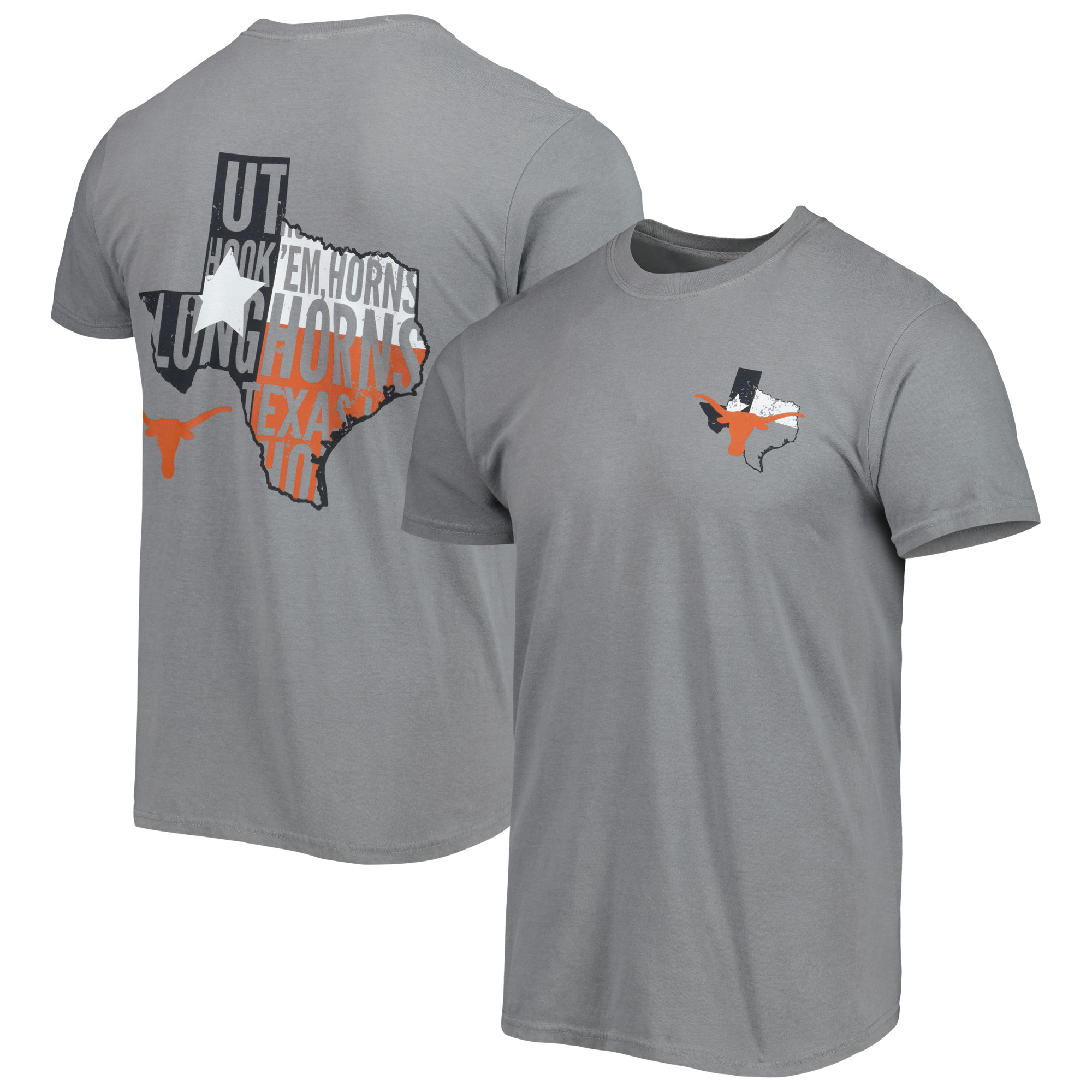 "Graues Texas Longhorns Hyperlocal State T-Shirt für Herren" Image