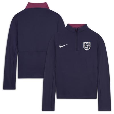 England Nike Academy Pro Drill Top – Lila – Kleine Kinder Image
