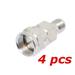 SMA Female to F-Type Male RF Antenna Coax Adapter Converter Connector 4 PACK