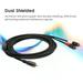 GoolRC Audio Cable Y Adapter Plated 16.4ft Amplifier Y Cable 1 Cable Dual Shielded Male Stereo Audio Amplifier Tv Audio Cable Dual Rca Male Stereo Audio Cable Adapter Audio Cables Male To 2 TvDvd