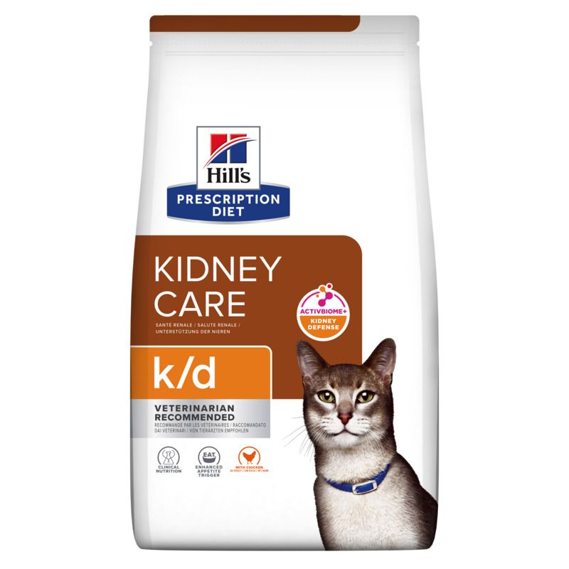 Hill's Prescription Diet Feline Kidney Care K/D 3 kg Pellets Image