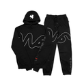 High Roller Hood Track Suit - M / BLACK Money Clothing