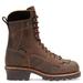 Carolina Birch 8" Composite Toe Logger - Mens 8 Brown Boot D