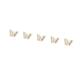 TINYSOME 5Pack Fashion Butterfly Nail Art Jewelry Crystal 3D Butterfly DIY