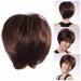 Melotizhi Wigs Human Hair Wig Cap Lace Front Wig for Women Women s Wig Black Small Curly Wavy Fiber High Temperature African False Head Cover Curly Human Hair Wig Glueless Lace Front Human Bob Hair