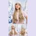 FSTDelivery Beauty&Personal Care on Clearance! Hat Wig Women In One Fall And Winter 2024 New Fashion Knitted Hat Gradient Long Curly Hair All-matching Wig Hat Holiday Gifts for Women