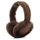 Ugg Shearling Trimmed Suede Earmuffs, Hats, Brown