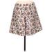 Tory Burch Silk Mini Skirt Mini: Pink Bottoms - Women's Size 8