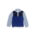 Hanna Andersson Fleece Jacket: Blue Solid Jackets & Outerwear - Kids Boy's Size 8