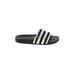 Adidas Sandals: Black Stripes Shoes - Women's Size 7 - Open Toe