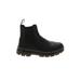 Dr. Martens Ankle Boots: Black Solid Shoes - Women's Size 5 - Round Toe