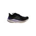New Balance Sneakers: Activewear Wedge Casual Black Color Block Shoes - Women's Size 8 1/2 - Round Toe