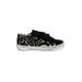 Vans Sneakers: Slip-on Platform Casual Black Print Shoes - Women's Size 9 1/2 - Almond Toe