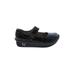 Alegria Flats: Slip-on Platform Casual Black Print Shoes - Women's Size 38 - Round Toe