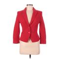 H&M Blazer Jacket: Red Jackets & Outerwear - Women's Size 8