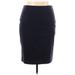 Ann Taylor Casual Skirt: Blue Solid Bottoms - Women's Size 14