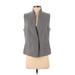 J.Jill Vest: Gray Jackets & Outerwear - Women's Size Small