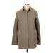 London Fog Jacket: Mid-Length Tan Solid Jackets & Outerwear - Women's Size X-Large