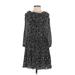 MICHAEL Michael Kors Casual Dress: Black Stars Dresses - Women's Size Small