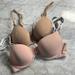 Pink Victoria's Secret Intimates & Sleepwear | 2 Victoria Secret Bra's - 1 Nwt Pink And 1 Nwot Beige Nude Bra 32c | Color: Cream/Pink | Size: 32c