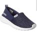 Adidas Shoes | Adidas Navy Blue Lite Racer Cloud Foam Slip-On Shoe Size 7 | Color: Blue/White | Size: 7