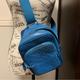 Coach Other | Coach Track Pack 14 Daypack Fashion Backpack In Leather (Blue Jay) | Color: Blue | Size: Os