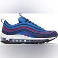 Nike Shoes | Air Max 97 Se Gs 'Spider-Man', Youth 5, Lightly Worn | Color: Blue/Red | Size: 5b