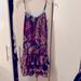 Free People Dresses | Adorable New Colorful Mixed Print Slip Tank Dress Ruffle Drop Waist Free People | Color: Blue/Pink | Size: S