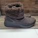 Nike Shoes | Nike Kaishi Winter High Shoes Boots Womens Size 8 Faux Fur Velvet Brown/Crimson | Color: Brown | Size: 8