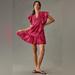 Anthropologie Dresses | Anthropologie The Cassandra Mini Dress Wine Xl Nwt | Color: Pink | Size: Xl