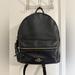 Coach Bags | Coach Pebble Leather Black Backpack | Color: Black | Size: Os