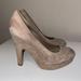 Jessica Simpson Shoes | Jessica Simpson Women's Suede Leather Beige Platform Y2k Shoes Jp-Zillion Sz 7b | Color: Tan | Size: 7