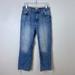 Free People Jeans | Free People Pacifica Rigid Denim Cotton High Rise Straight Leg Jeans Raw Hem 30 | Color: Blue | Size: 30