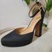 Jessica Simpson Shoes | New Jessica Simpson Ankle Platform Embossed Leather Pumps Black 10 | Color: Black | Size: 10