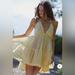 Free People Dresses | - Free People 100 Degree Mini Dress In Light Yellow | Color: Cream | Size: L