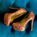 Jessica Simpson Shoes | Party Platform Pumps | Color: Gold/Pink | Size: 7