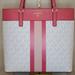 Michael Kors Bags | Micheal Kors Nwt Leather Morgan Tote Large | Color: Cream/Pink | Size: Os