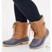 Torrid Shoes | Nwt Torrid Duck Boot - Water Resistant Faux Leather Faux Cognac (Ww) | Color: Blue/Tan | Size: 10ww