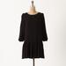 Anthropologie Dresses | Anthropologie Meadow Rue Black Minutiae Dropwaist Mini Dress | Color: Black | Size: 6